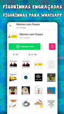 Memes com frases android App screenshot 8